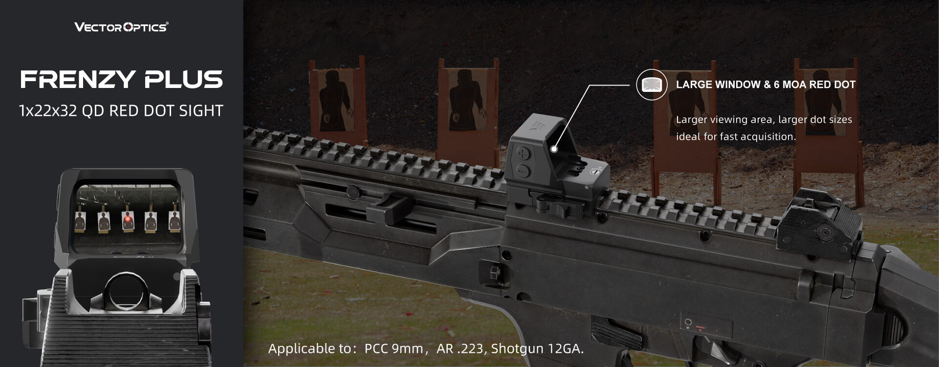 Vector Optics Frenzy Plus QD 1x22x32 – DIGGER TACTICAL