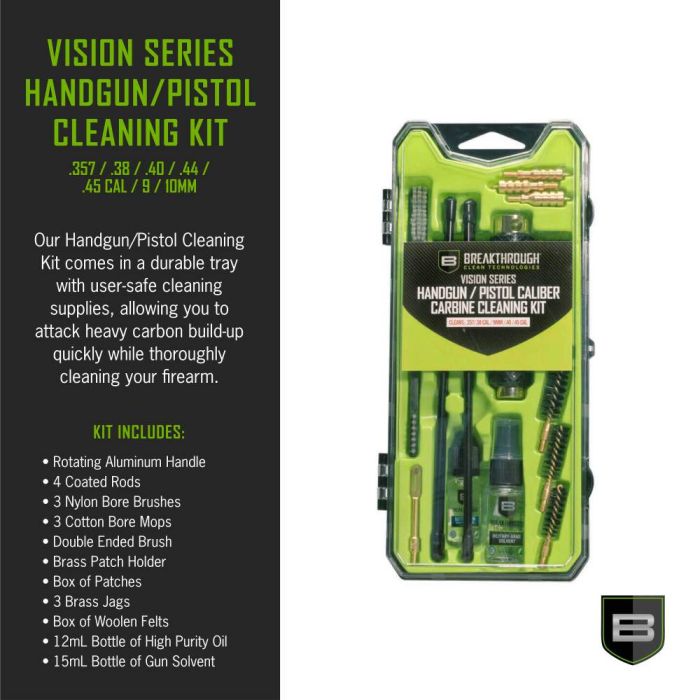 Breakthrough Clean Technologies Vision Series Pistol Caliber Carbine Kit, 9mm, .35, .38, 40, & .45 Caliber