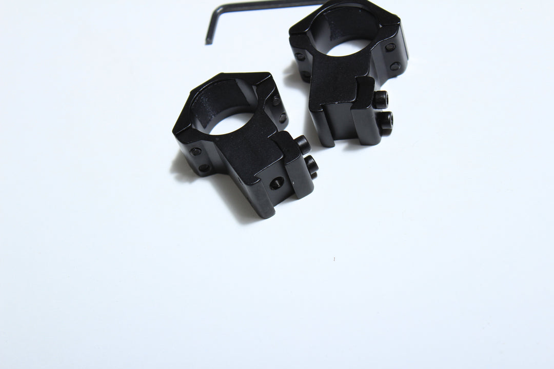 Rifle Scope Ring Set 11mm / 3/8 Dovetail (Medium or High, 25.4mm or 30mm)
