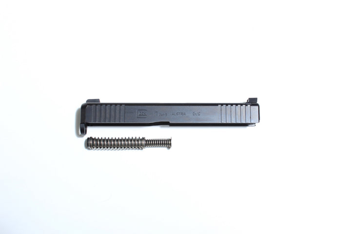 Glock 17A Gen 5 Slide + Guide Rod With Trijicon Night Sights (Very Good Condition) - Licence Required