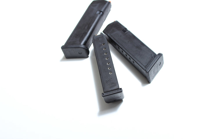 Original Glock 17 10 Shot 9mm Magazine Orange Follower (Used - Very Good Condition)