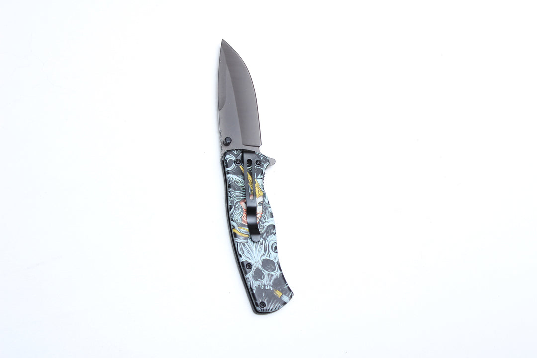 Browning Stainless Steel Folding Knife with Graphic