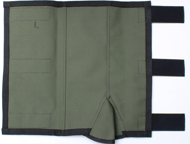Green Heavy Duty 16oz Canvas Snake Gaiters with Utility Pouch