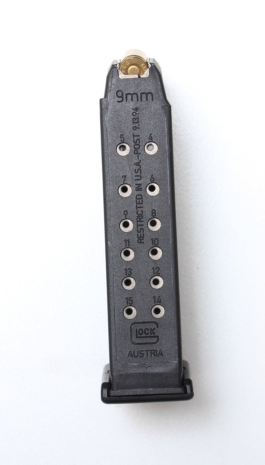 Glock 19 Factory 15 Round 9mm Magazines (Used)