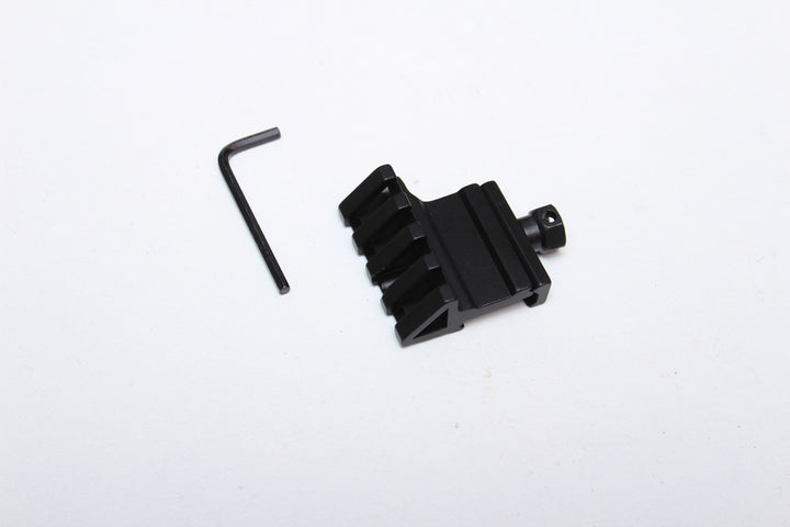 Low Profile Single 45 Degree Picatinny Rail Attachment