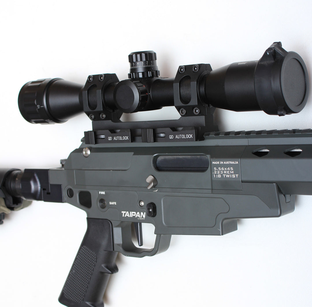 Quick Release Picatinny Rail Scope Mount 25-30mm