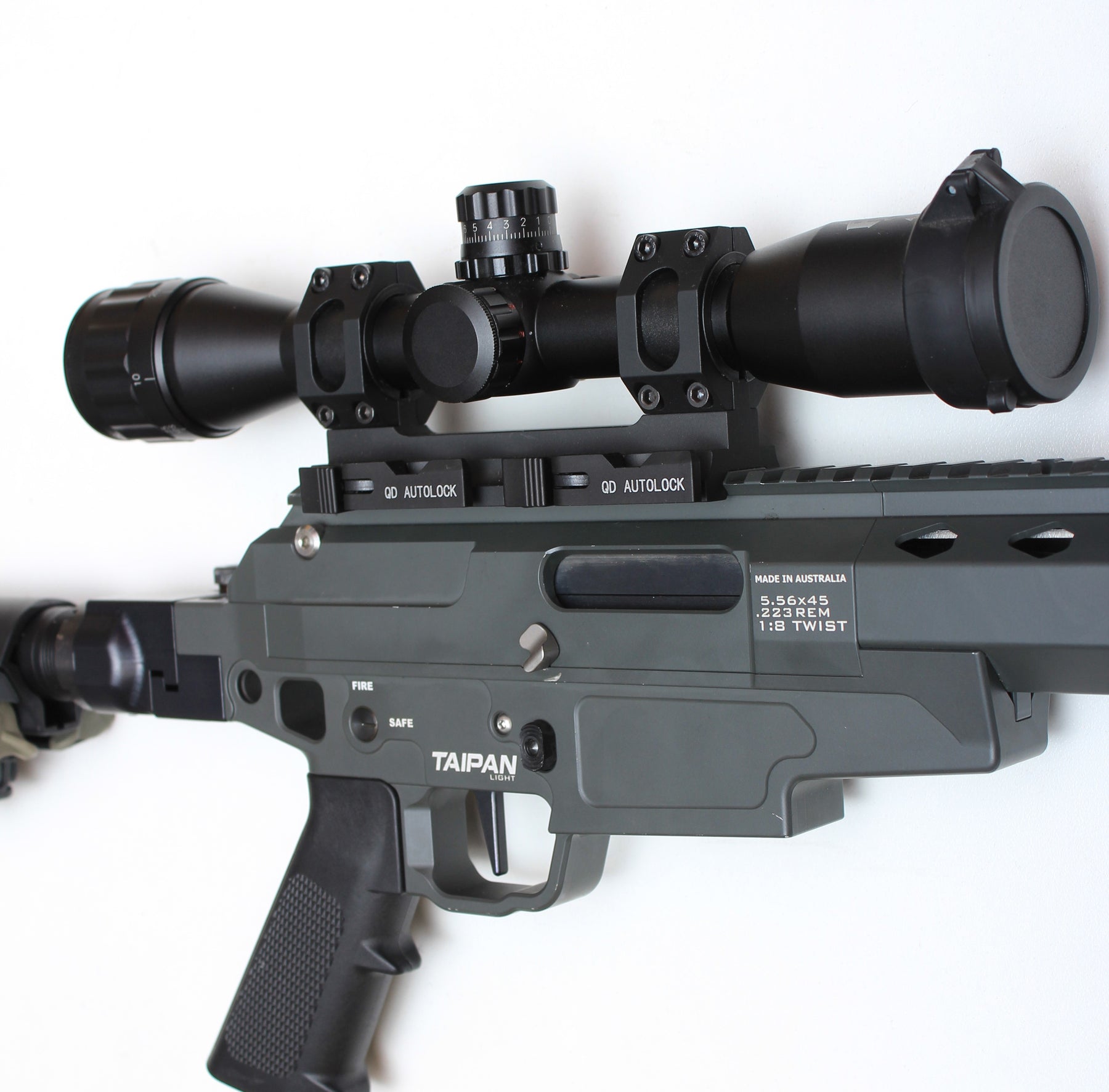 Quick Release 25.4mm/30mm Picatinny Scope Mount Ring – Fits Torch/Flashlight, Rifle, 1-Year Warranty