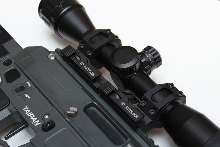 Quick Release Picatinny Rail Scope Mount 25-30mm