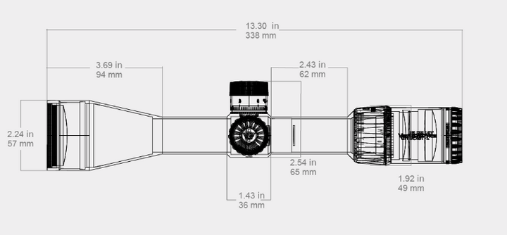 Taurus 2-16x50 HD SFP Riflescope