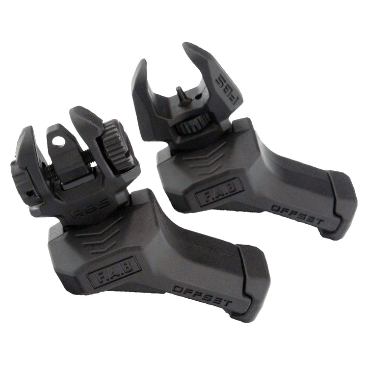 Fab Defense Front and Rear Offset Flip-Up Sights