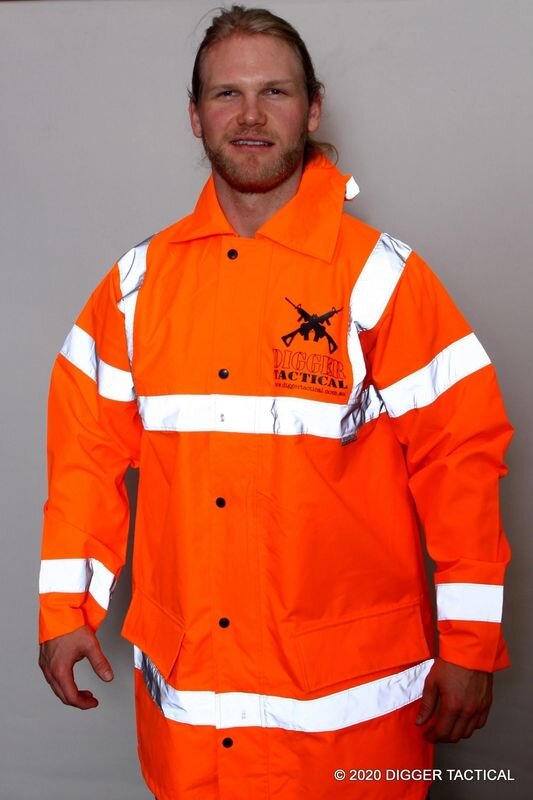 Hi-Vis (L) Range / Work Jacket 100% Water & Wind Proof