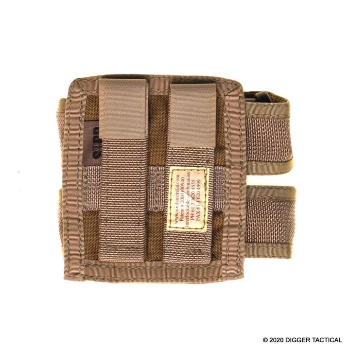 Sord Horizontal Twin Pistol Mag Pouch Olive