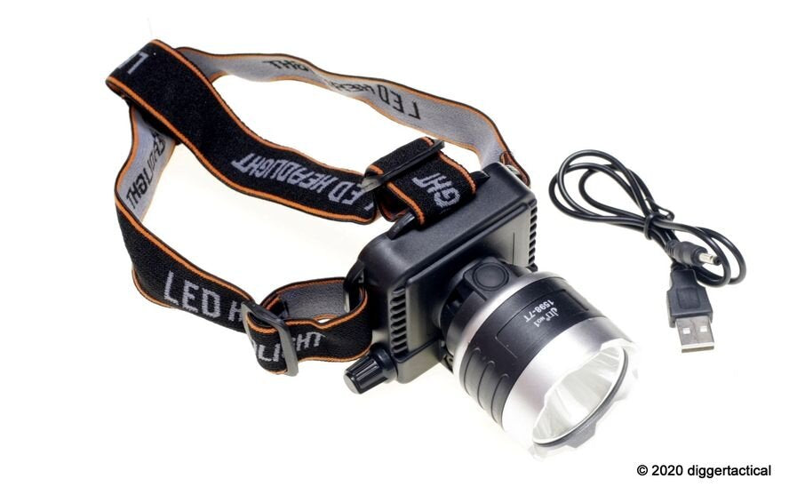 Led Camping / Hunting Head Lamp Rechargeable