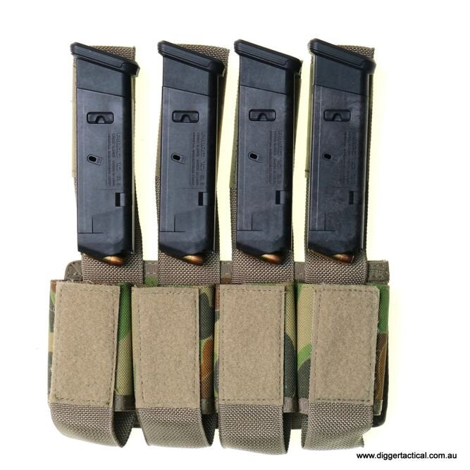 4 X 9mm Glock 10 Round Magpul Pmag Auscam Pack