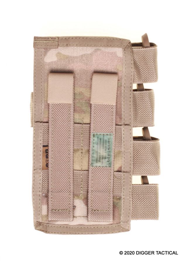 Sord 4 Pistol Mag / Utility Pouch (Vertical) Auscam