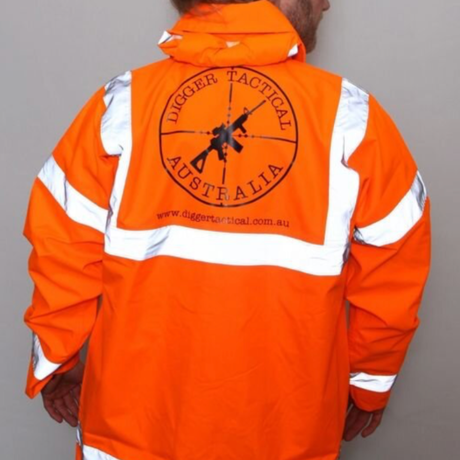 Hi-Vis (L) Range / Work Jacket 100% Water & Wind Proof