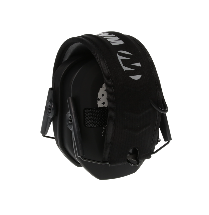 WALKERS FREEDOM SERIES SLIM ELECTRONIC EAR MUFF - BLACK PUNISHER